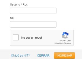 Como iniciar sesión en e-tax